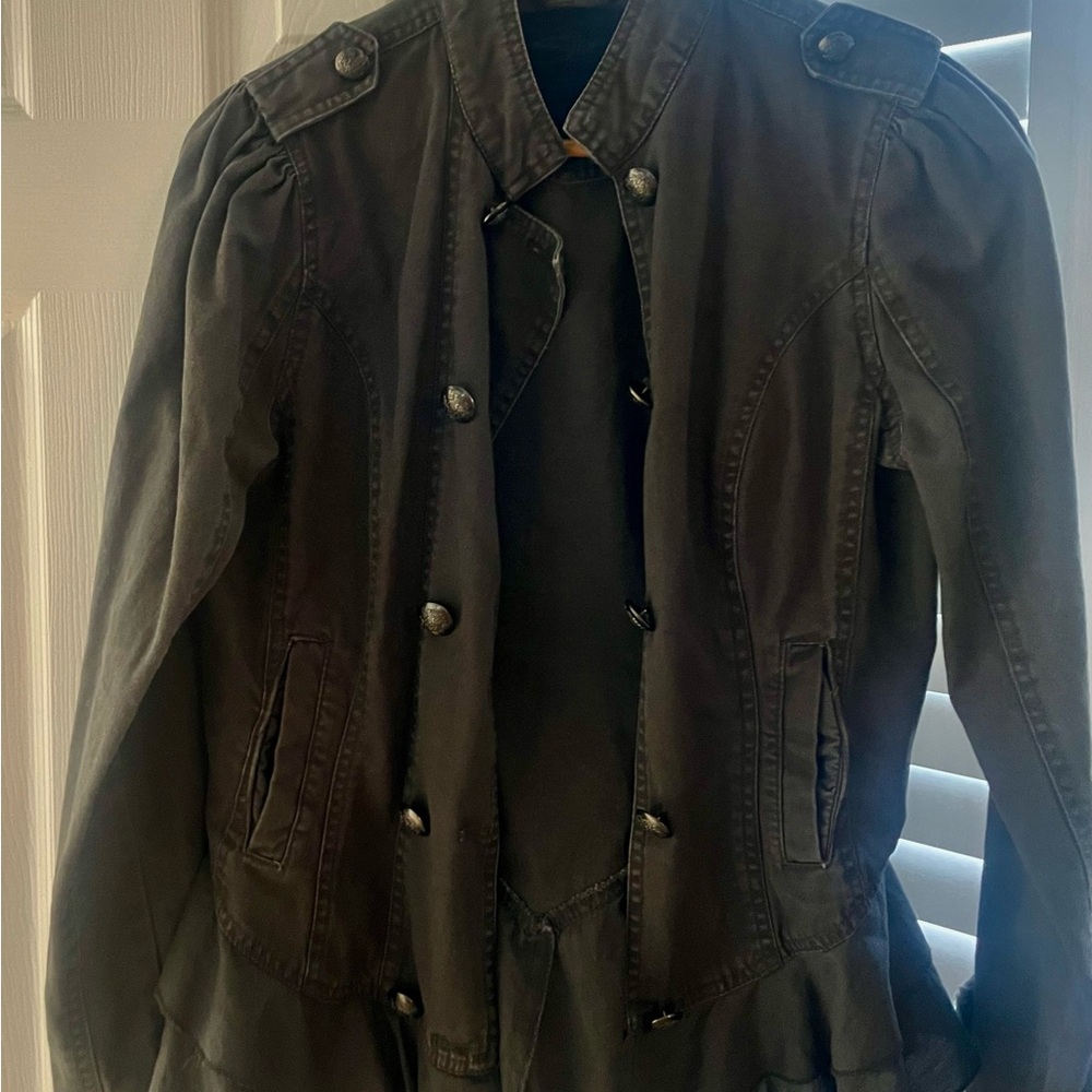 Army green jacket- perfect for spring